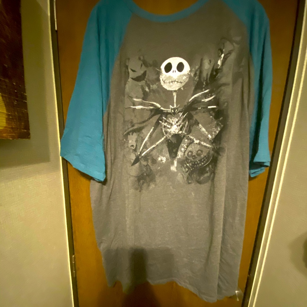 Disney jack skellington raglan